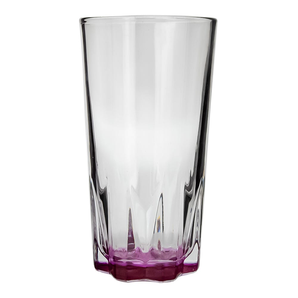 Vaso de vidrio fondo atomizado 