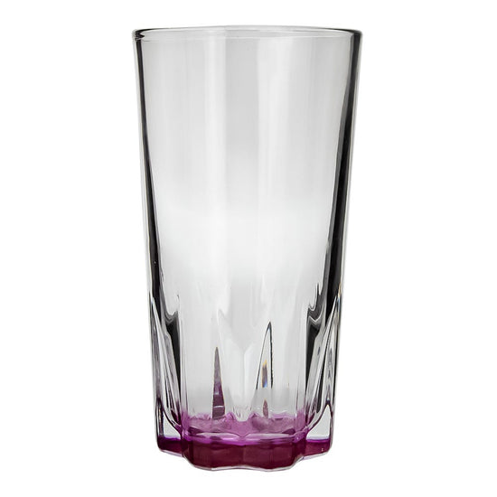 Vaso de vidrio fondo atomizado 