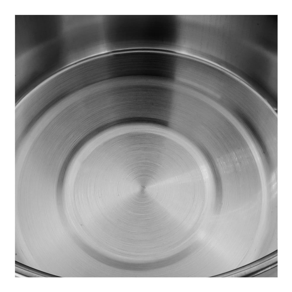 Juego de ollas de acero inoxidable 8 piezas Stock Pot 308 Hot Spot