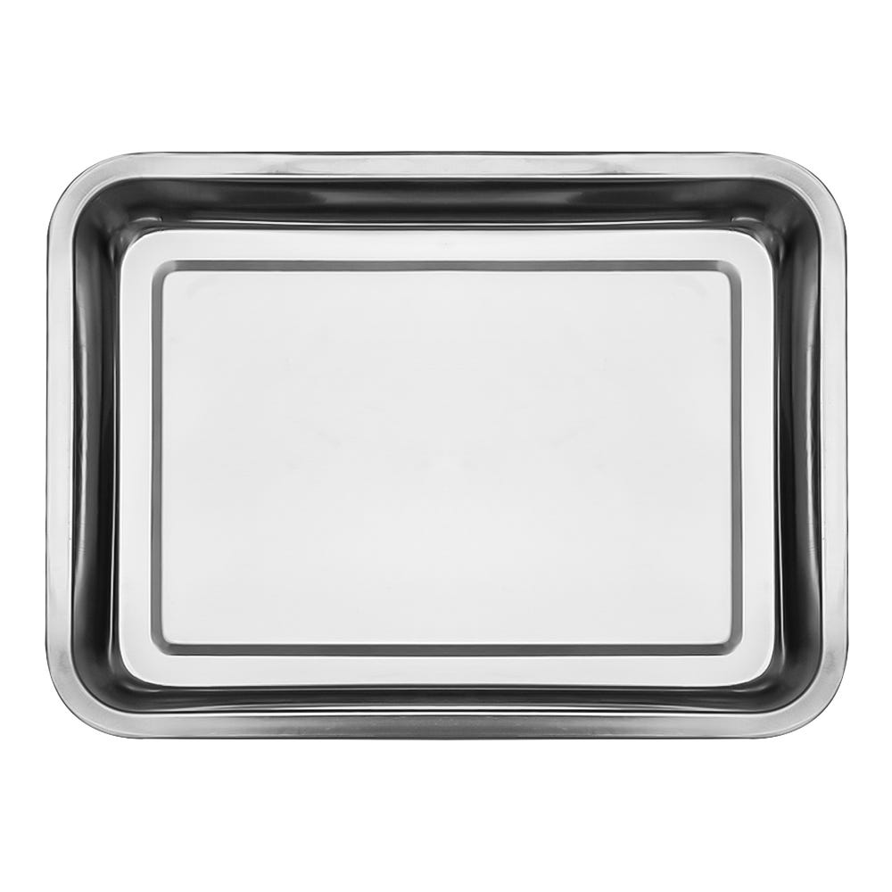 Charola de acero inoxidable 36 x 27 cm 352 Kitchen Spot