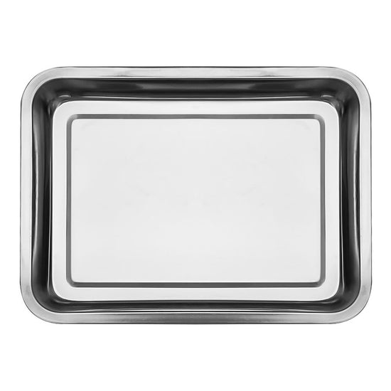 Charola de acero inoxidable 36 x 27 cm 352 Kitchen Spot