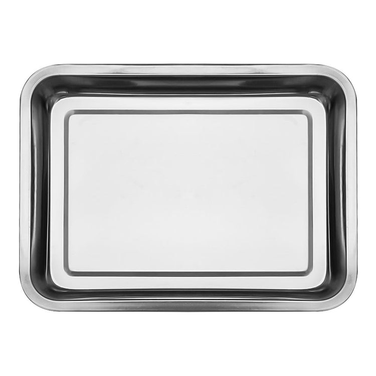 Charola de acero inoxidable 36 x 27 cm 352 Kitchen Spot