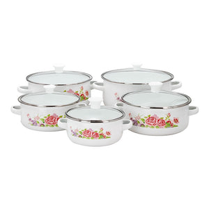 Set de ollas de peltre 16/18/20/22/24 cm 476 Hot Spot