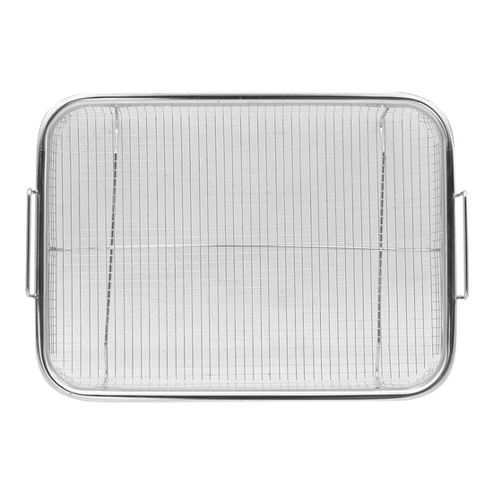 Charola colador de acero inoxidable 34 x 25 cm Z624 Hot Spot