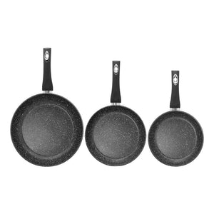 Juego de sartenes de acero inoxidable 3 piezas Z360N Hot Spot
