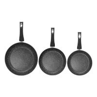 Juego de sartenes de acero inoxidable 3 piezas Z360N Hot Spot