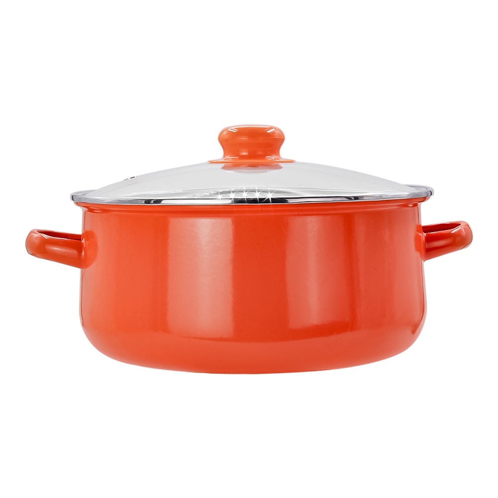 Juego de ollas de acero porcelanizado 2 piezas 22/24 cm Z625 Hot Spot