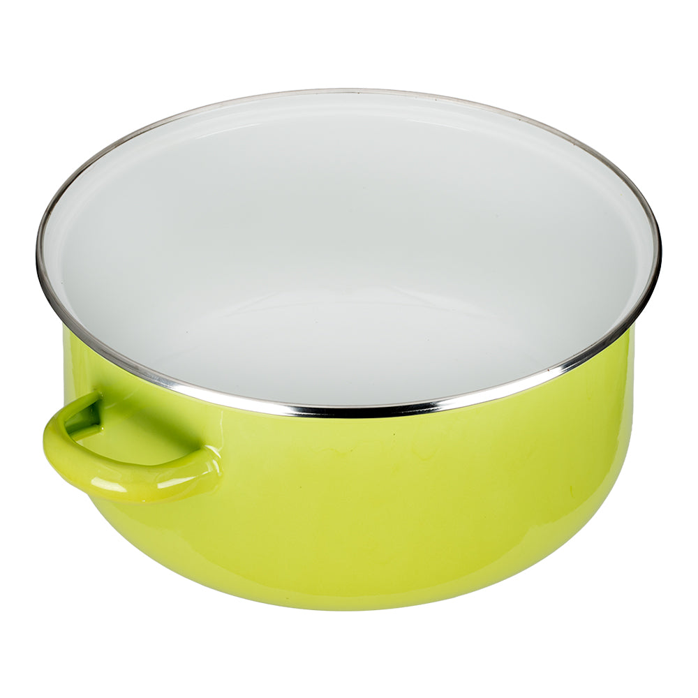 Juego de 2 ollas de acero porcelanizado 22/24 cm verde Z625V Hot Spot