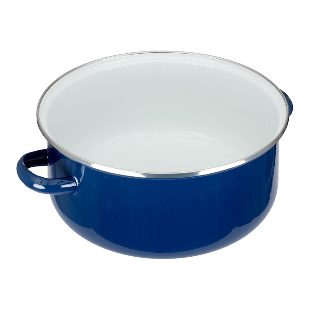 Juego de 2 ollas de acero porcelanizado 22/24 cm azul Z625A Hot Spot