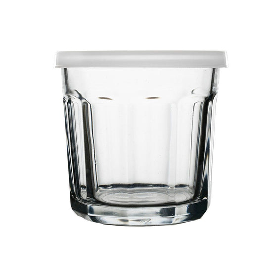 Vaso con tapa plástica 300 ml Toledo V Santos