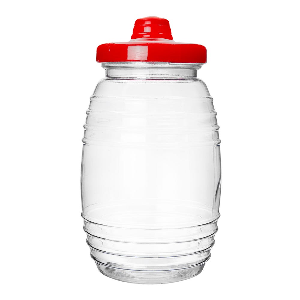 Vitrolero de plástico con tapa de color 450 ml Rubik