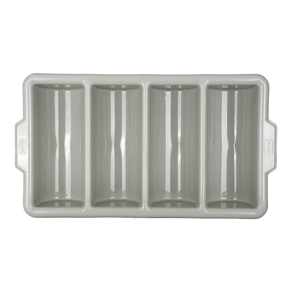 Cubiertera de plástico 4 divisiones gris TPCUBJQ-B0393 Tåvola