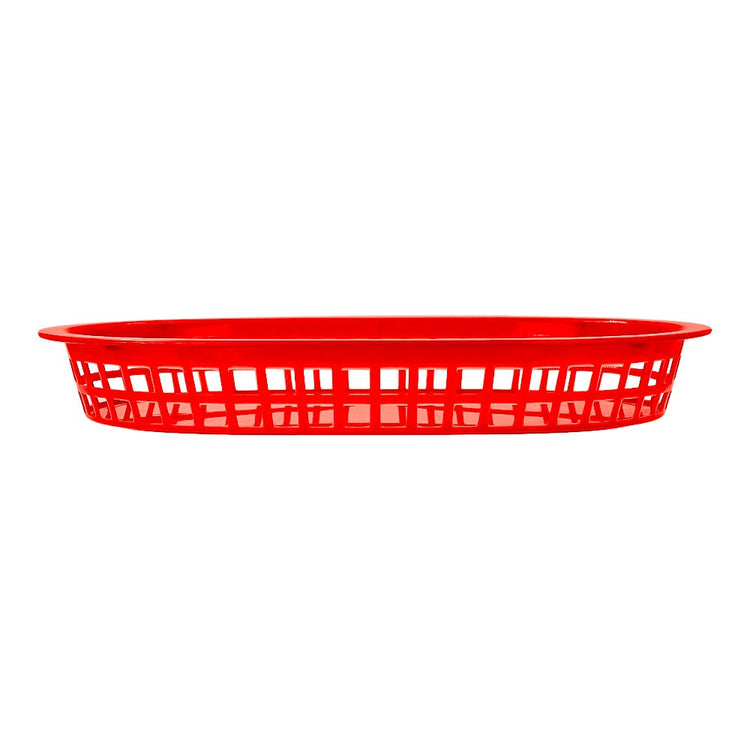 Canasta de plástico 27.2 x 17.5 cm roja TCANQPI062RD3 Tåvola