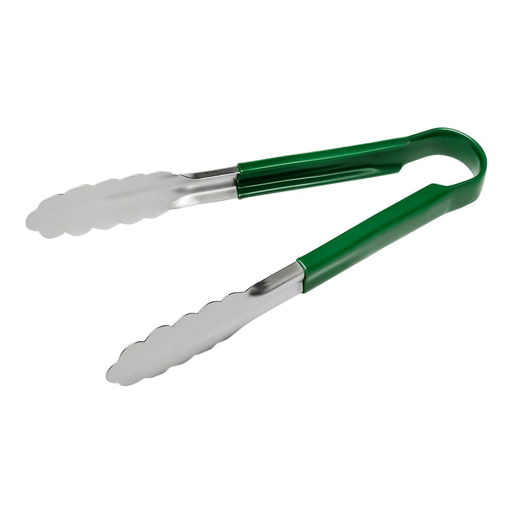 Pinza de acero inoxidable 23 cm con cubierta de plástico verde TPZAJQ-OT1083 Tåvola