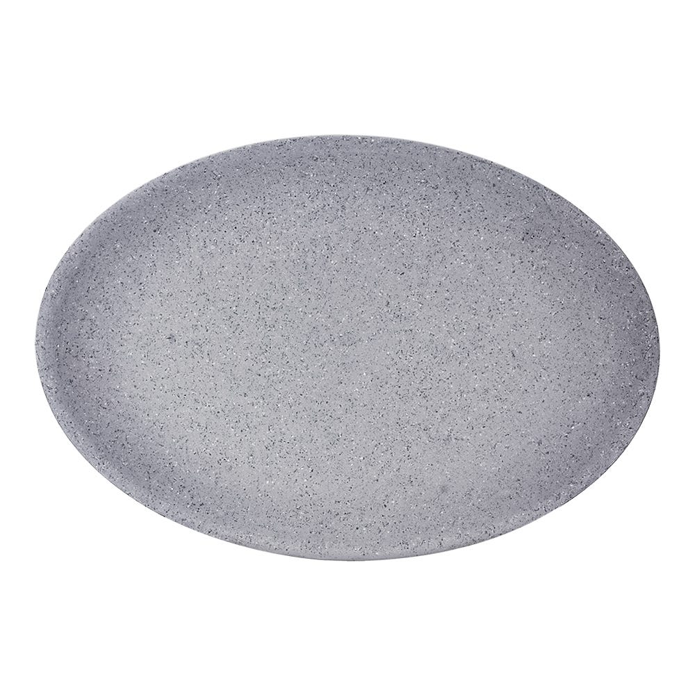 Platón ovalado de melamina 34.3 cm Gray Granite TAV102OVAL14G Tåvola