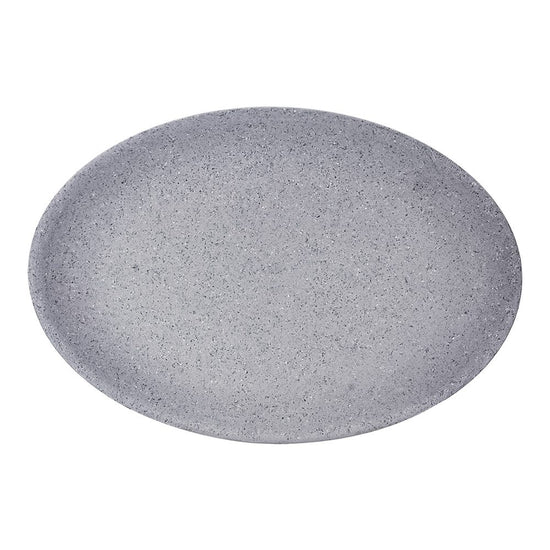 Platón ovalado de melamina 34.3 cm Gray Granite TAV102OVAL14G Tåvola