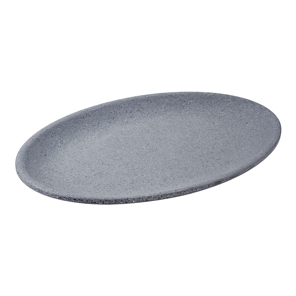 Platón ovalado de melamina 34.3 cm Gray Granite TAV102OVAL14G Tåvola