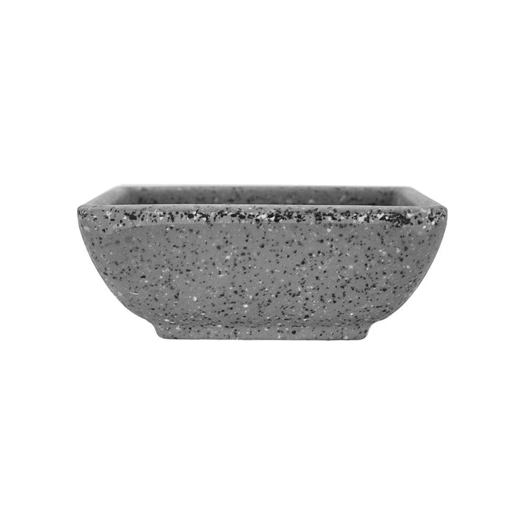 Salsera de melamina 7 x 7 Gray Granite TAVSALSERA7GG Tåvola