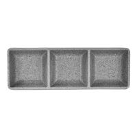 Salsera de melamina tres compartimentos 21.3 x 7.2 cm Gray Granite TAVSALS3C21GG Tåvola