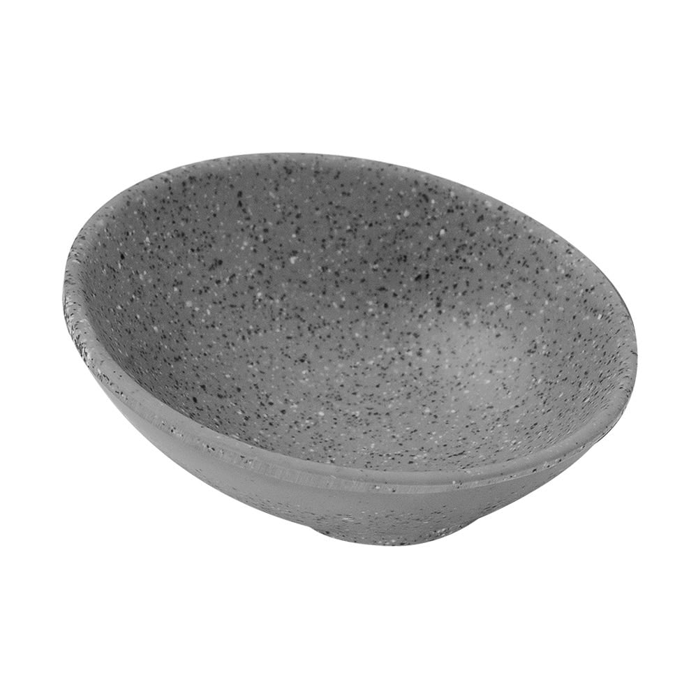 Tazón inclinado de melamina 10 cm Gray Granite TAVBTZINC10GG Tåvola