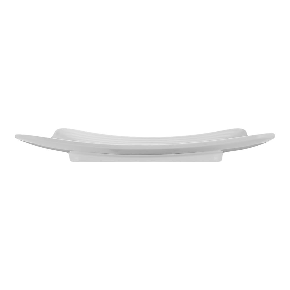 Plato Square con relieve de melamina 30.5 cm blanca TAVPTSQUARE30 Tåvola