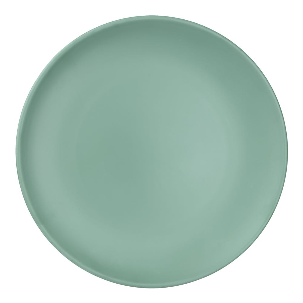 Plato trinche cup de melamina 30.4 cm verde mate TAVPTRCUP12VM Tåvola