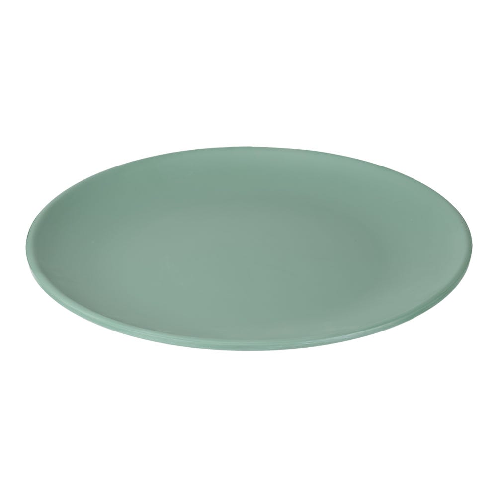Plato trinche cup de melamina 30.4 cm verde mate TAVPTRCUP12VM Tåvola