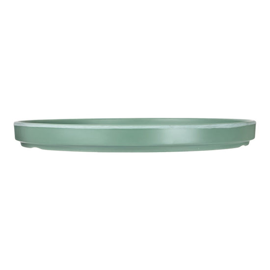 Plato Barcelona de melamina 22.8 cm verde mate TAVBARCE23VM Tåvola – vista 3