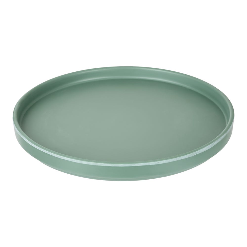 Plato Barcelona de melamina 22.8 cm verde mate TAVBARCE23VM Tåvola – vista 4