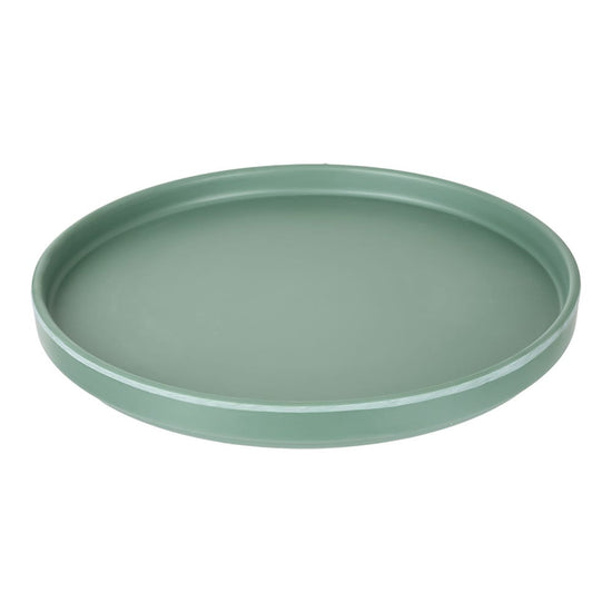 Plato Barcelona de melamina 22.8 cm verde mate TAVBARCE23VM Tåvola – vista 4