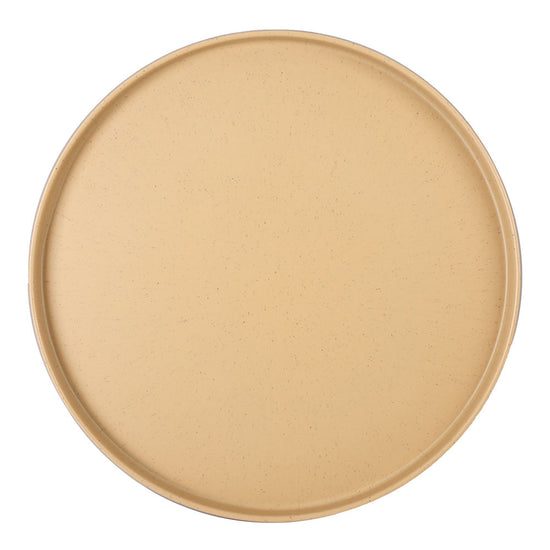 Plato Barcelona de melamina 27 cm arena mate Tåvola – vista superior del plato