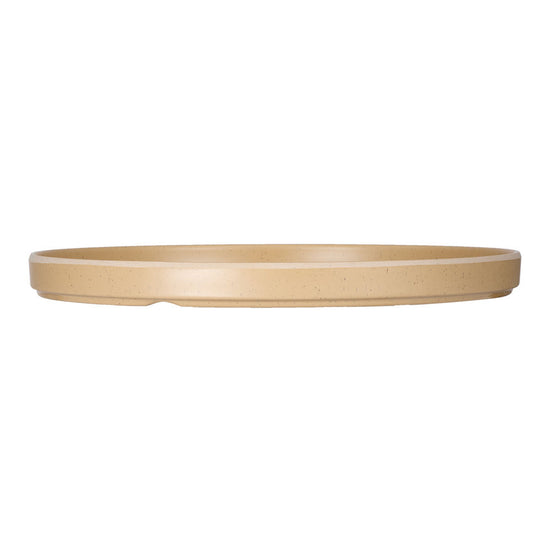 Plato Barcelona de melamina 27 cm arena mate Tåvola – vista lateral del plato