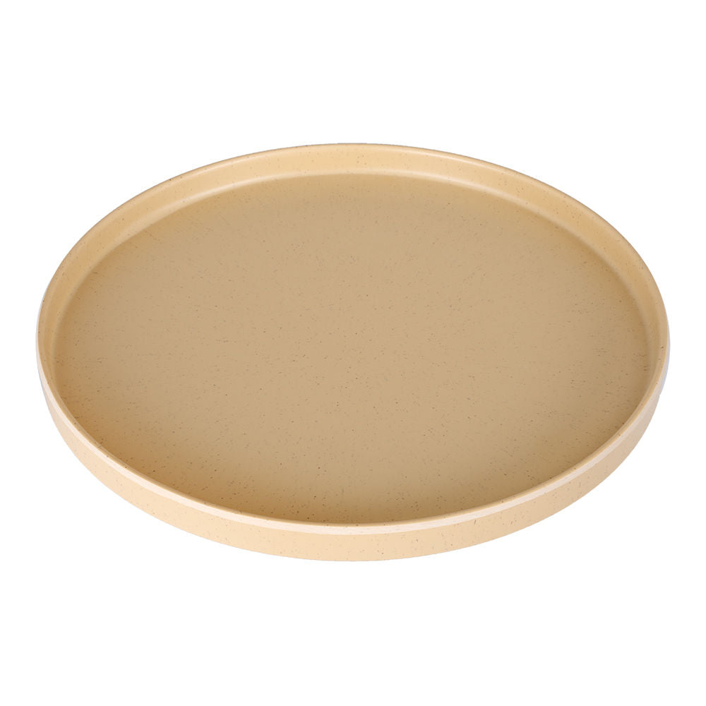 Plato Barcelona de melamina 27 cm arena mate Tåvola – vista interior del plato
