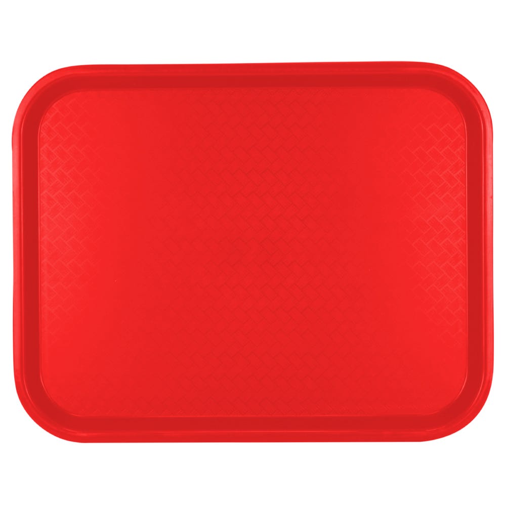 Charola de plástico roja 45 x 35.5 cm Tåvola