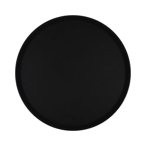 Charola redonda negra de plástico 45 cm Tåvola