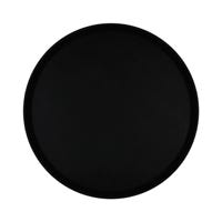 Charola redonda negra de plástico 45 cm Tåvola