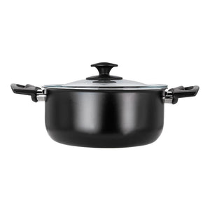 Olla recta de aluminio 22 cm