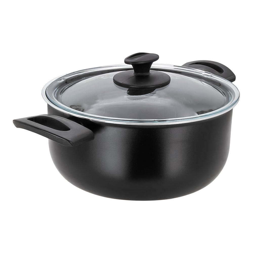 Olla recta de aluminio 22 cm