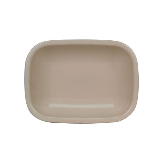 Plato cuadrilongo 10 pulgadas melamina beige Tåvola