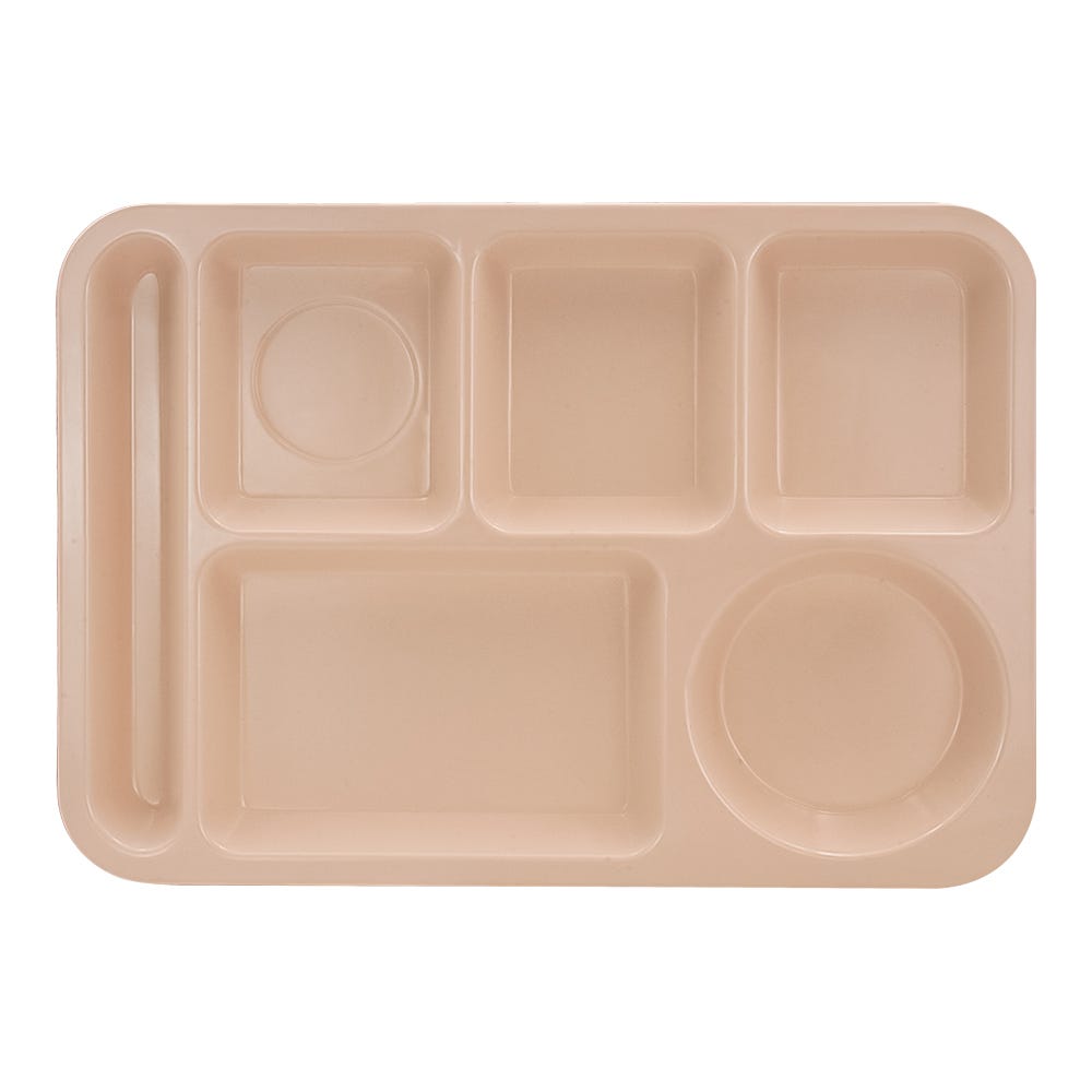 Plato de melamina rectangular 6 divisiones TAV9825PTDRE6 80719 Tåvola