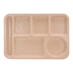 Plato de melamina rectangular 6 divisiones TAV9825PTDRE6 80719 Tåvola