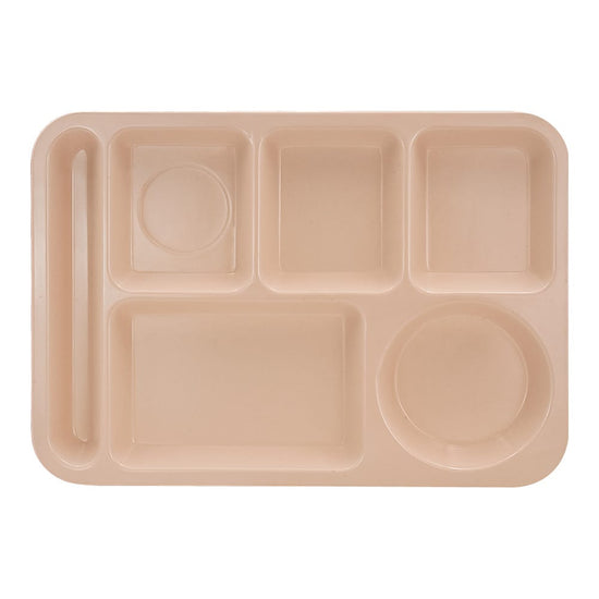 Plato de melamina rectangular 6 divisiones TAV9825PTDRE6 80719 Tåvola