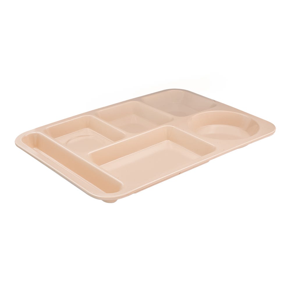Plato de melamina rectangular 6 divisiones TAV9825PTDRE6 80719 Tåvola