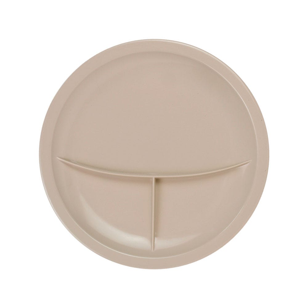 Plato redondo de melamina 3 divisiones 80721 Tåvola