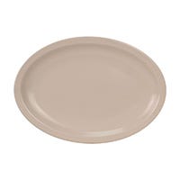 Plato ovalado melamina beige 9 pulgadas Tåvola