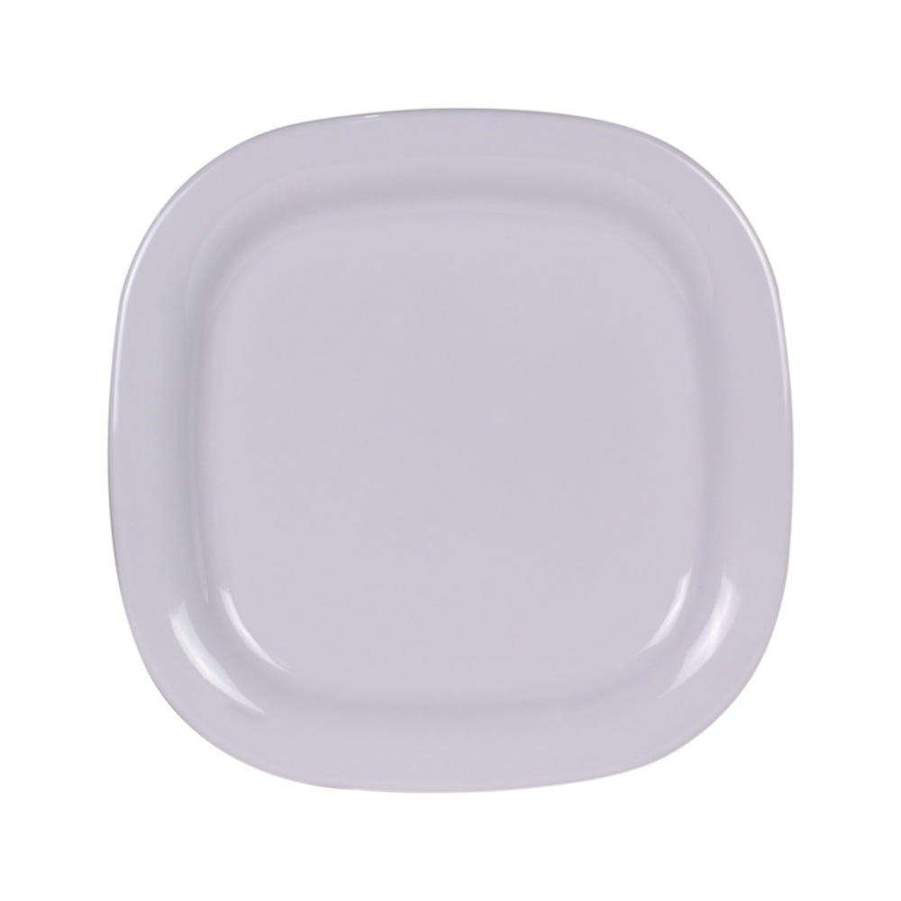 Plato cuadrado 10 pulgadas melamina blanca Tåvola 1162529
