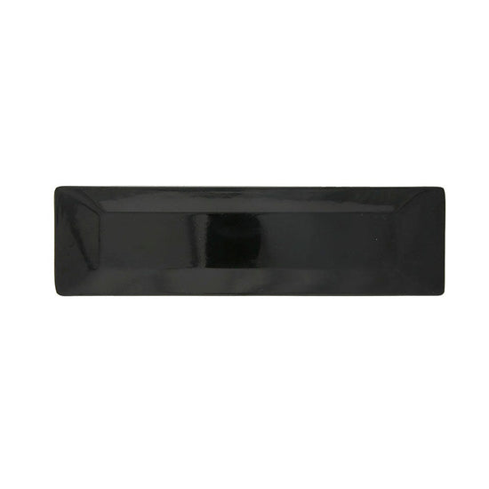 Bandeja rectangular 31.5 x 8.8 cm melamina negra Tåvola