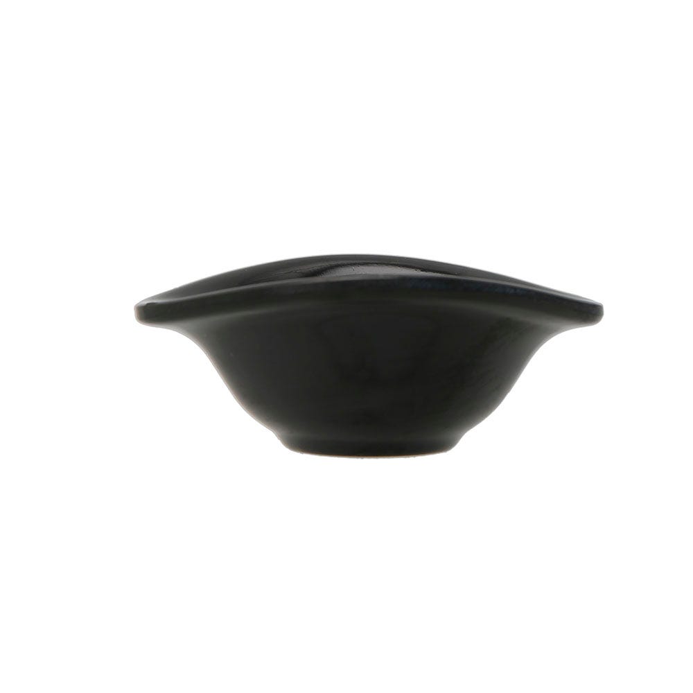 Platito para tapas 9 x 7.5 cm melamina negra Tåvola