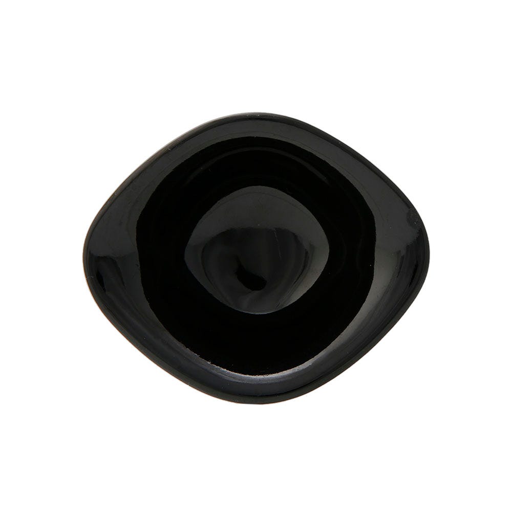 Platito para tapas 9 x 7.5 cm melamina negra Tåvola