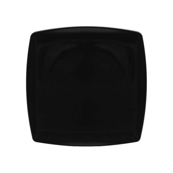Plato Cuadrado Coupe 8 pulgadas Melamina Negra